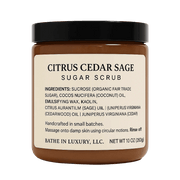 Citrus Cedar Sage Sugar Scrub