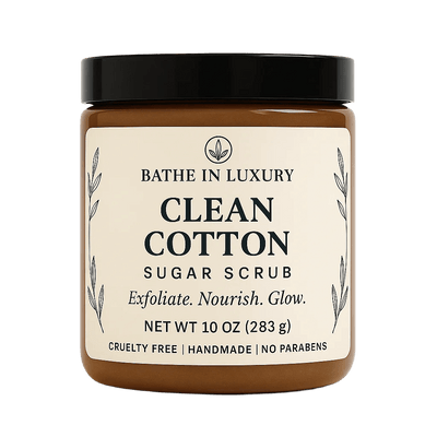Clean Cotton Sugar Scrub