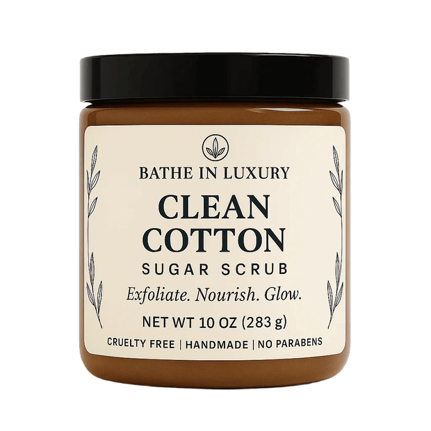 Clean Cotton Sugar Scrub
