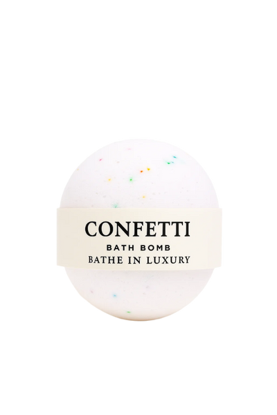 Confetti Bath Bomb – Fun & Colorful Fizzy Soak | Sweet & Playful Scent