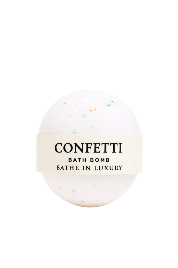 Confetti Bath Bomb – Fun & Colorful Fizzy Soak | Sweet & Playful Scent