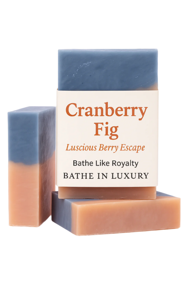 Cranberry Fig Soap Bar – Luscious Berry Escape