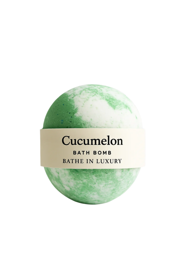 Cucumelon Bath Bomb – Refreshing Fizzy Soak | Cool Cucumber & Sweet Melon