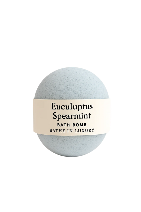Eucalyptus Spearmint Bath Bomb – Invigorating Fizzy Soak | Cooling & Refreshing