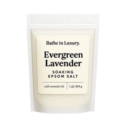 Evergreen Lavender Epsom Salt – Calming Herbal Bath Soak