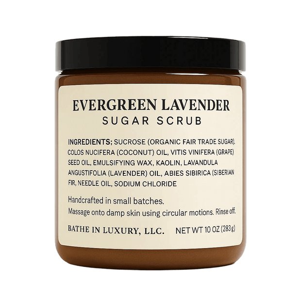 Evergreen Lavender Sugar Scrub