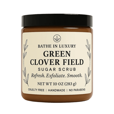 Green Clover Field Sugar Scrub