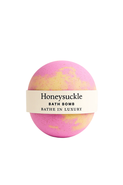 Honeysuckle Bath Bomb – Floral & Sweet Fizzy Soak | Softening & Calming