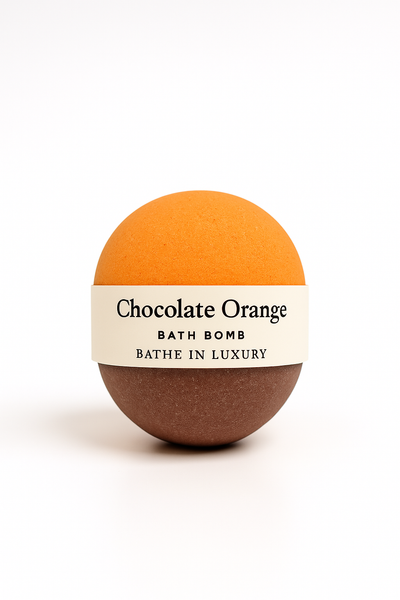 Chocolate Orange Bath Bomb – Decadent Fizzy Soak | Sweet & Citrusy