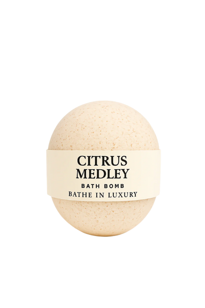 Citrus Medley Bath Bomb – Bright & Uplifting Fizzy Soak | Zesty & Refreshing