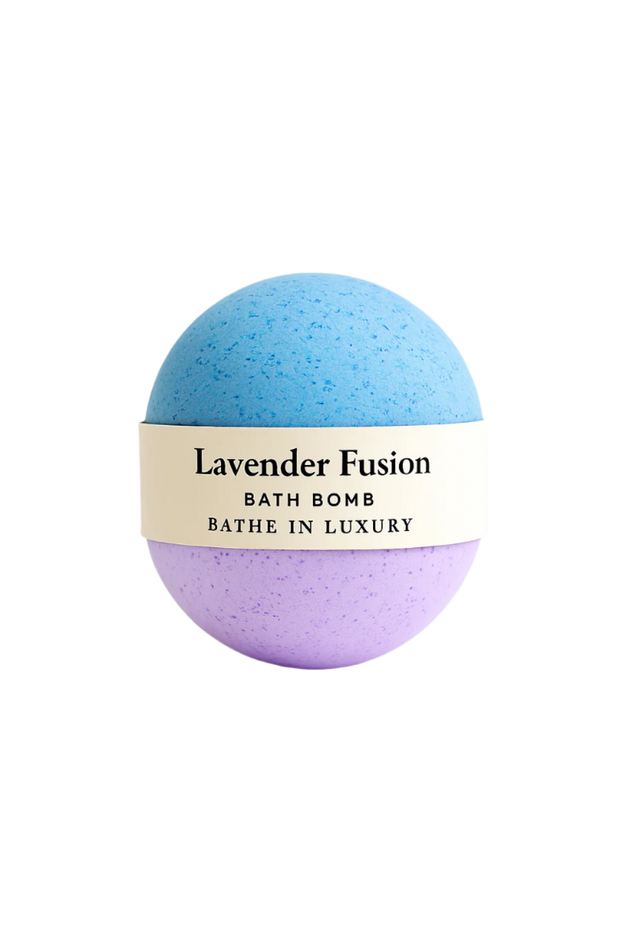 Lavender Fusion Bath Bomb – Calming & Uplifting Soak | Herbal Floral Blend