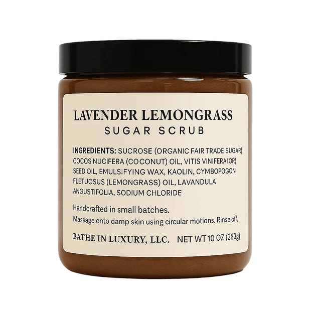 Lavender Lemongrass Sugar Scrub