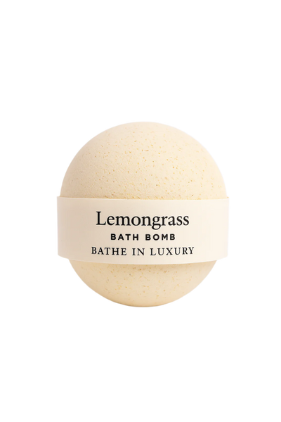 Lemongrass Bath Bomb – Uplifting Herbal Soak | Refreshing & Invigorating