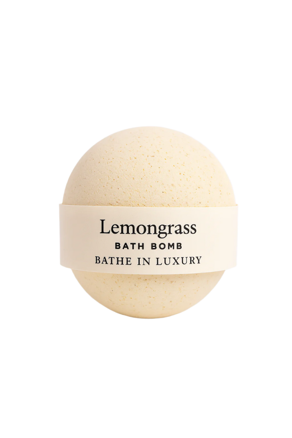 Lemongrass Bath Bomb – Uplifting Herbal Soak | Refreshing & Invigorating