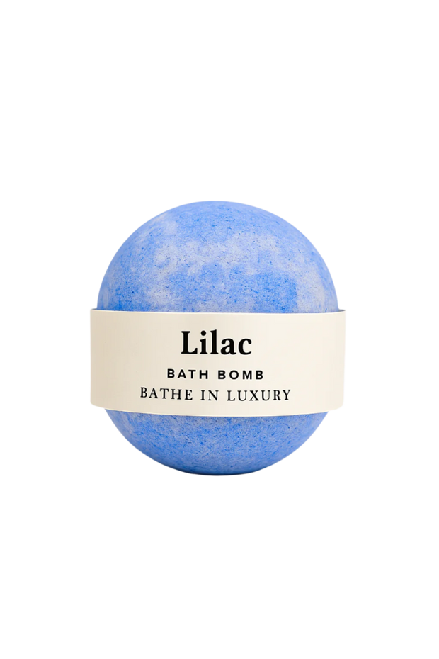 Lilac Bath Bomb – Floral Fizzy Soak | Romantic & Calming Scent