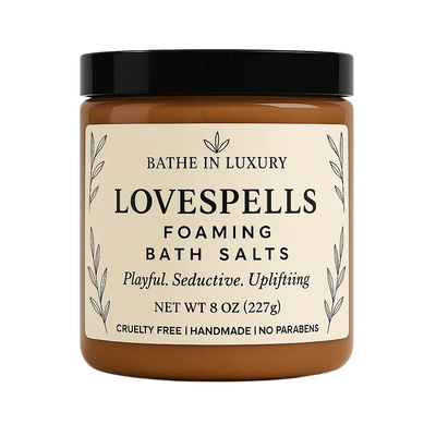 Lovespells Foaming Bath Salts – Sweet Romantic Soak