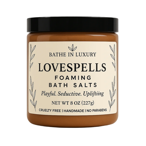Lovespells Foaming Bath Salts – Sweet Romantic Soak