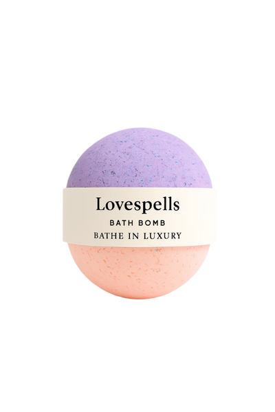 Lovespells Bath Bomb – Sweet Floral Soak | Romantic & Uplifting