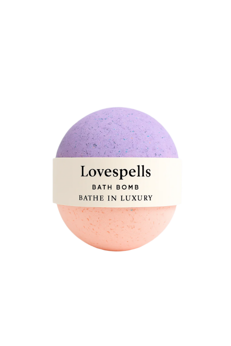 Lovespells Bath Bomb – Sweet Floral Soak | Romantic & Uplifting
