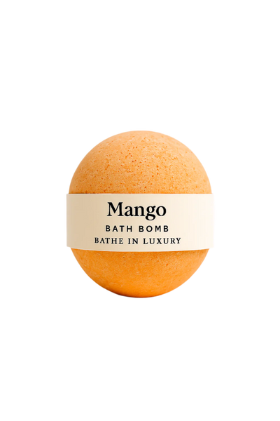 Mango Bath Bomb – Tropical Fizzy Soak | Sweet & Juicy Escape
