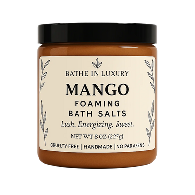 Mango Foaming Bath Salts – Tropical Citrus Soak