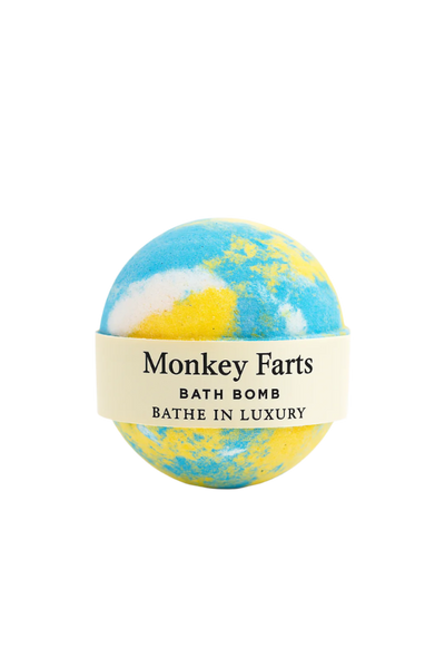 Monkey Farts Bath Bomb – Tropical Banana Blast | Fun & Uplifting