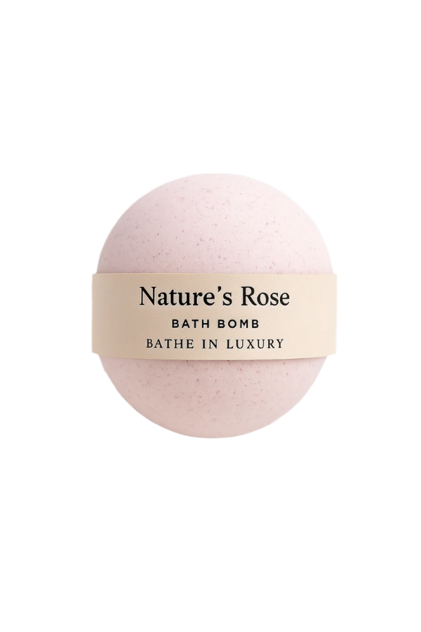 Nature’s Rose Bath Bomb – Timeless Floral Luxury | Soft & Romantic