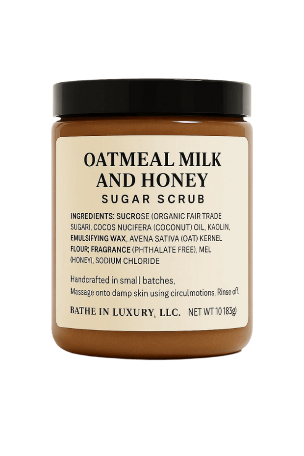 Oatmeal Milk and Honey Sugar Scrub
