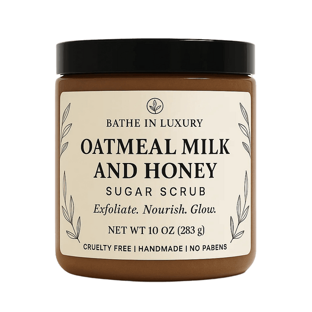 Oatmeal Milk and Honey Sugar Scrub