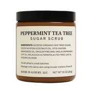Peppermint Tea Tree Sugar Scrub