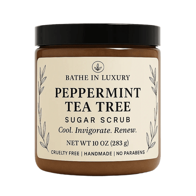 Peppermint Tea Tree Sugar Scrub