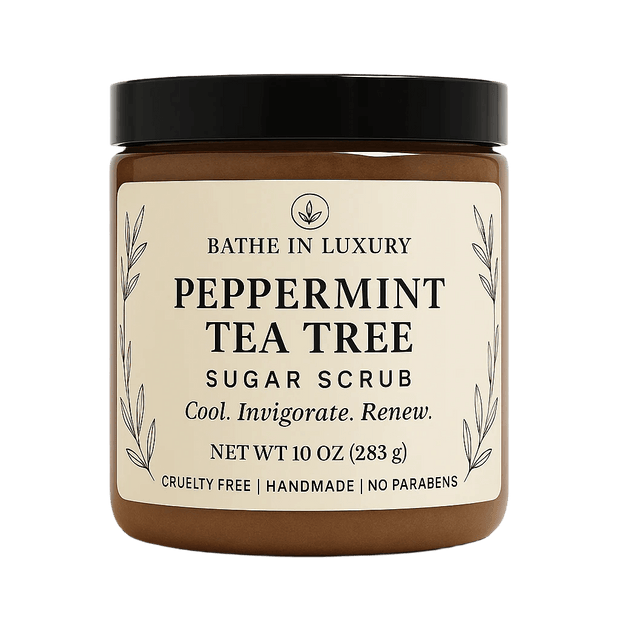 Peppermint Tea Tree Sugar Scrub