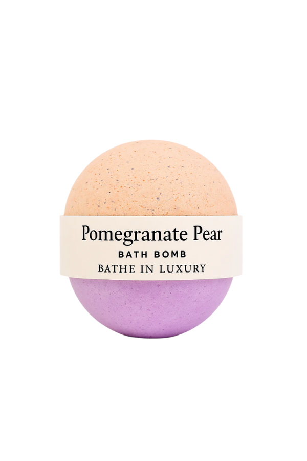 Pomegranate Pear Bath Bomb – Juicy & Uplifting Soak | Fruity Refreshment
