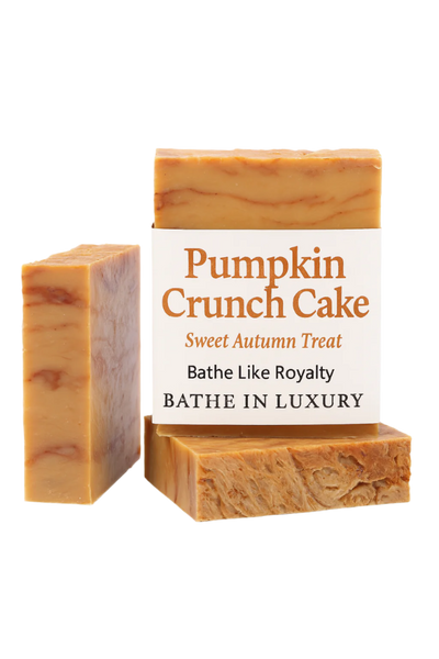 Pumpkin Crunch Cake Soap Bar – Sweet Autumn Treat
