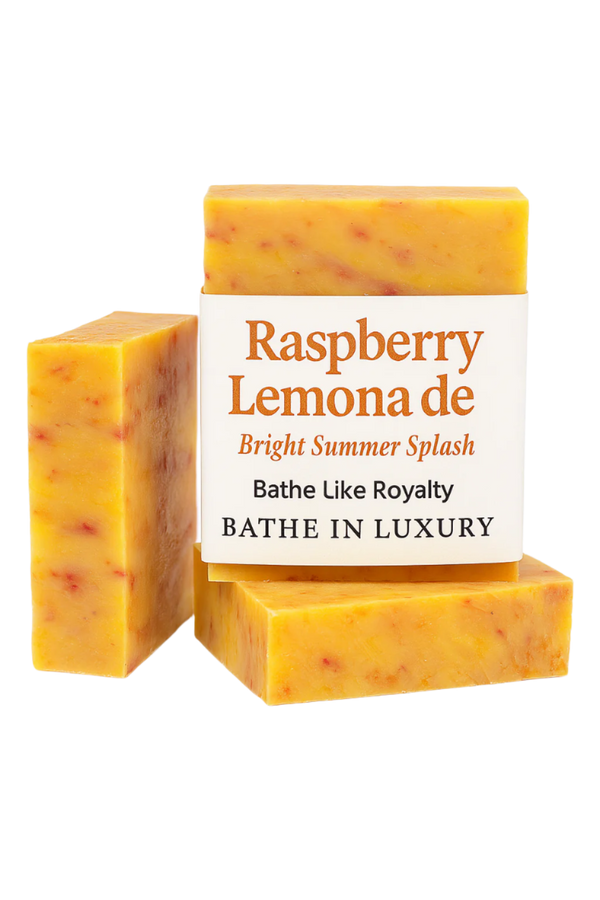 RaspberryLemonadeSoapBar