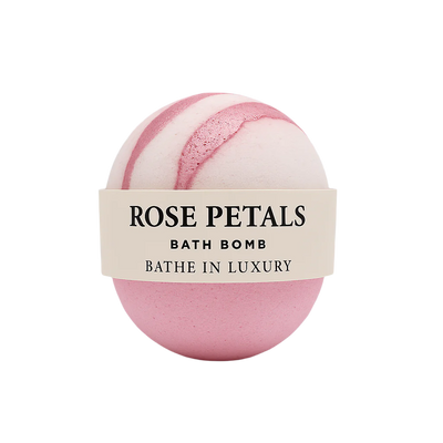 Rose Petals Bath Bomb – Luxurious Floral Soak | Romantic & Soothing