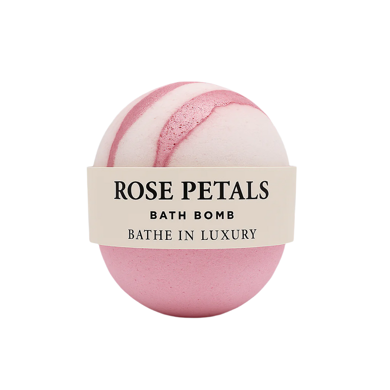 Rose Petals Bath Bomb – Luxurious Floral Soak | Romantic & Soothing