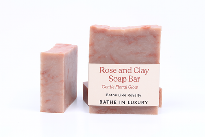 Rose and Clay Soap Bar – Gentle Floral Glow | Soothing & Nourishing