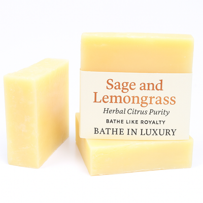 Sage and Lemongrass Soap Bar – Herbal Citrus Purity | Fresh & Grounding