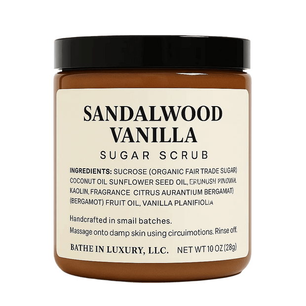 Sandalwood Vanilla Sugar Scrub