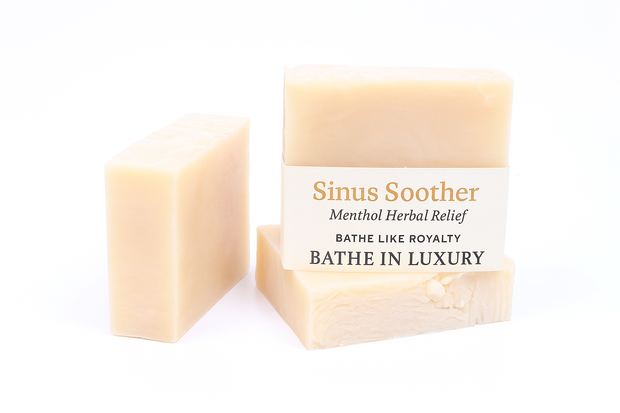 Sinus Soother Soap Bar – Menthol Herbal Relief | Clear & Refreshing