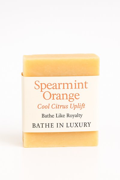Spearmint Orange Soap Bar – Cool Citrus Uplift | Refreshing & Bright