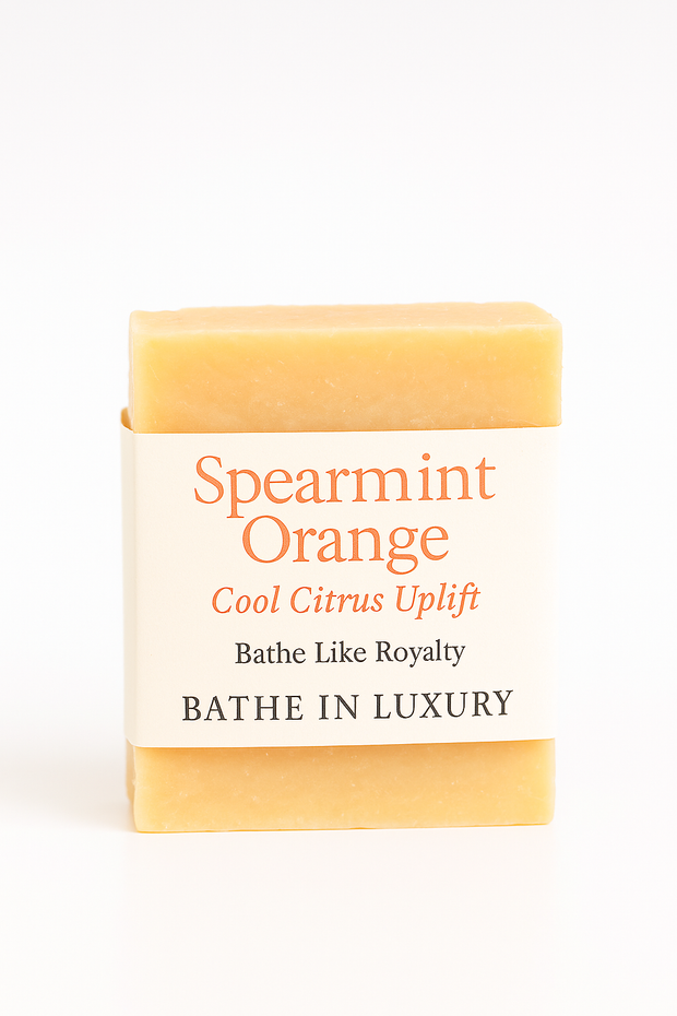 Spearmint Orange Soap Bar – Cool Citrus Uplift | Refreshing & Bright