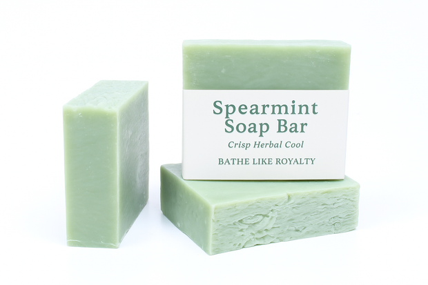 Spearmint Soap Bar – Crisp Herbal Cool | Refreshing & Uplifting