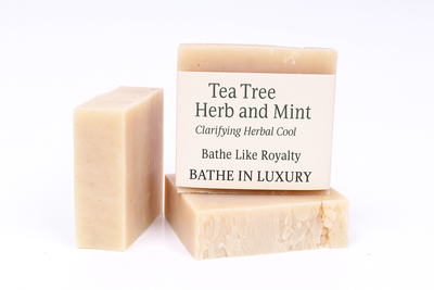 Tea Tree Herb and Mint Soap Bar – Clarifying Herbal Cool | Fresh & Balanced
