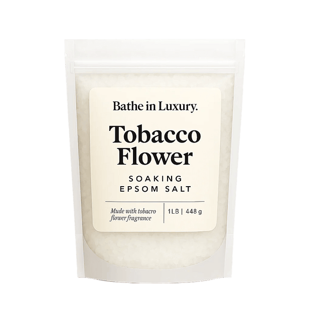 Tobacco Flower Epsom Salt – Warm & Floral Bath Soak