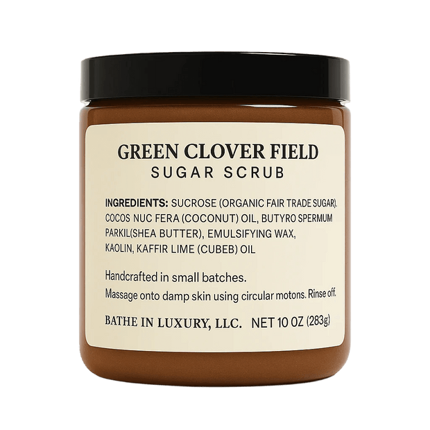 Green Clover Field Sugar Scrub